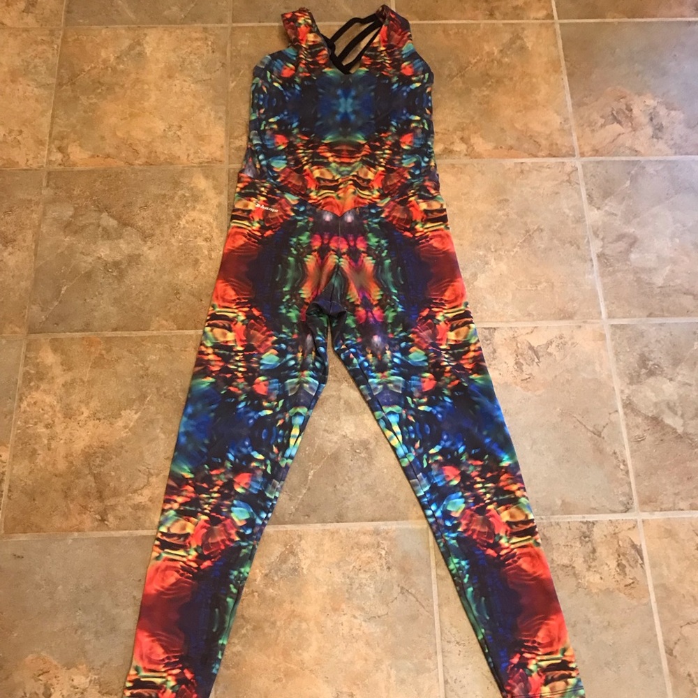 Rainbow body suit